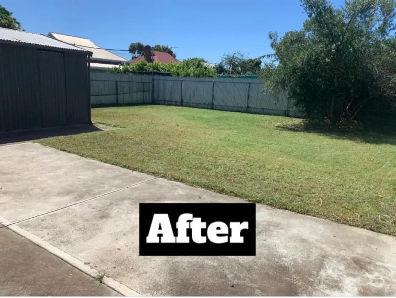 After - Lawn